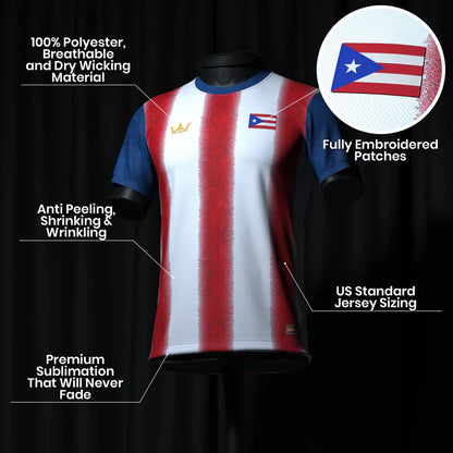 Puerto Rico Custom Football Jersey